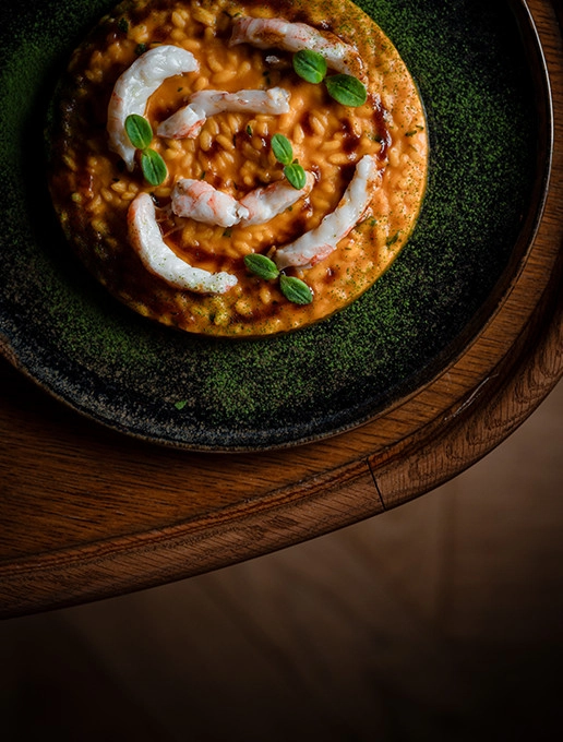 Unusual dish for an Halloween evening at Dans le Noir ? restaurant
