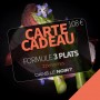 CARTE CADEAU DUO - FORMULE 3 PLATS